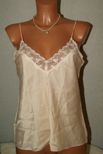 Seiden negligee hemdchen - negligee,