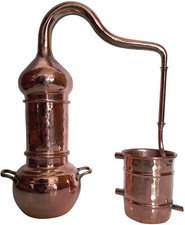 Dr. Richter Kolonnenbrennerei Kupfer 0,5 L  - Destille Destillieranlage
