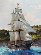 Aquarell Bild Gemälde Malerei