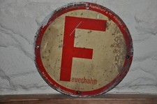 Altes blechschild j - blechschild, 30.j