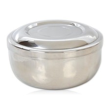 Edelstahl Rasierschale