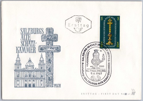 österreich fdc salzburg 1967 - salzburg,