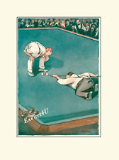 Cue Sports Pool Billiards Snooker Sporting Cartoons Comedy Pictures Prints