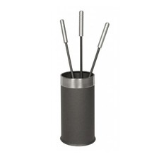 Anthrazit Kaminbesteck ø16cm