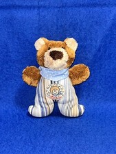 Kuscheltier Sigikid Bär blau gestreifter Anzug, klein