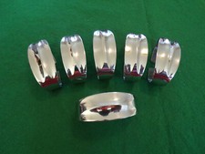 WMF London Frankfurt große Serviettenringe für 6 Personen Cromargan TOP