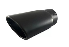 Endrohr schwarz oval 115x90mm