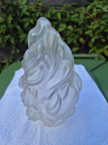 Lampenschirm milchglas flamme - milchglas,