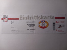 Ticket /Eintrittskarte 3. Liga