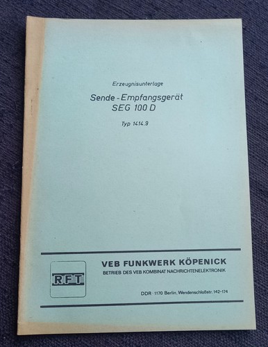 Nva rft sende empfangsgerät - nva,