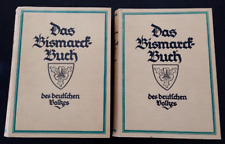Das Bismarck-Buch des deutschen Volkes Dr. Alfred Funke 2 Bände komplett EA1921 