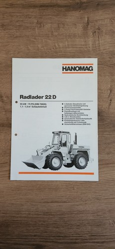 Hanomag 22d radlader original - hanomag,