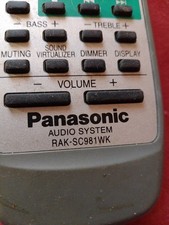 panasonic fernbedienung audio system