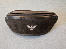 Original Emporio Armani Brillenetui Brillenhülle weich schwarz