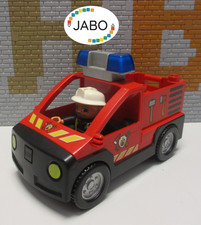 ( Q4/6 ) LEGO Duplo  Feuerwehr Auto mit Feuerwehrmann