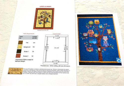 Life hoot quilt - life’s, muster
