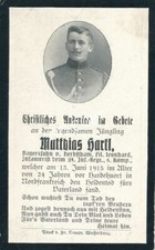 Foto WK1 Sterbebild gefallener