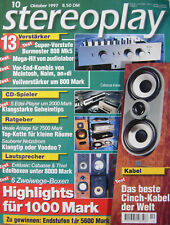 Stereoplay 10/97 Marantz PM 68, Burmester 808, NAD 314, Teac VRDS 9, Linn Tukan