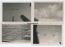 4x Orig. Foto Flugzeug Fieseler Storch über Flugplatz DNO Russland 1942