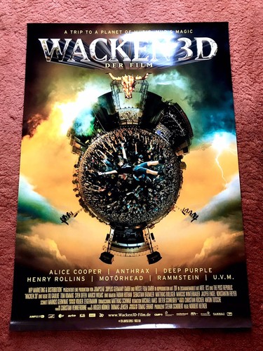 Wacken kinoplakat poster a1 - wacken,