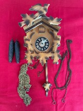 Ältere, Kuckucksuhr aus Holz ungeprüft für Bastler