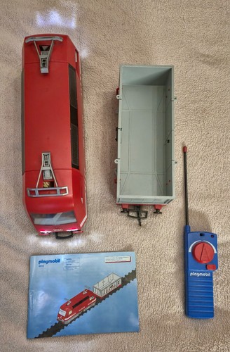 Playmobil frachtzug 4010 mit - playmobil, 4010,