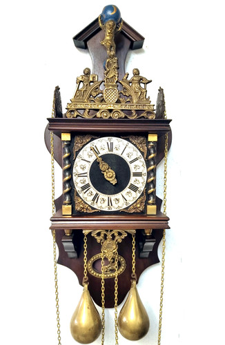 Alte große wanduhr weltkugel - wanduhr,