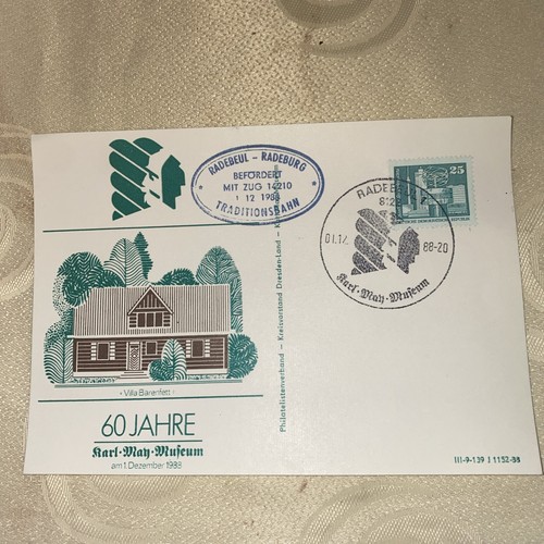 Postkarte jahre karl may - zu,