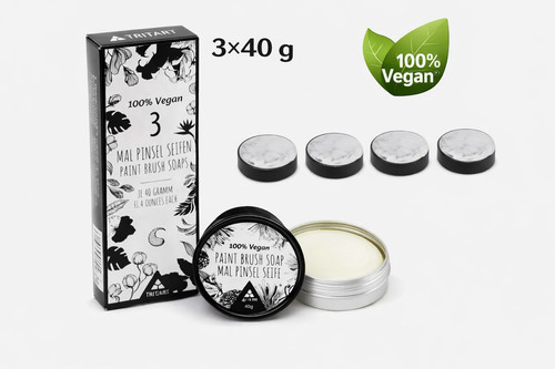 Pinselreiniger set 40g - 3×40g, –