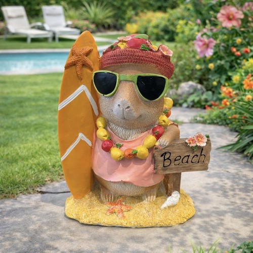 Süße capybara strandfigur - capybara,