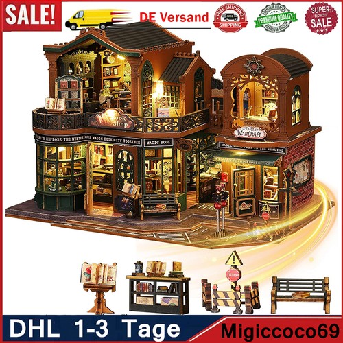 Miniatur puppenhaus kit led - puppenhaus,