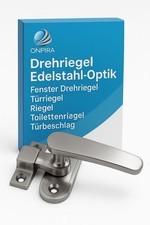 Fenster Drehriegel Edelstah-Optik Türriegel Riegel Toilettenriegel Türbeschlag