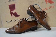 Herren Schnürschuhe Schuhe 60er TRUE Vintage 60s Halbschuhe Loafer braun