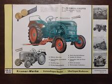 Original Kramer KB KL 22/25 Schlepper - Verkaufsprospekt - Prospekt 1954