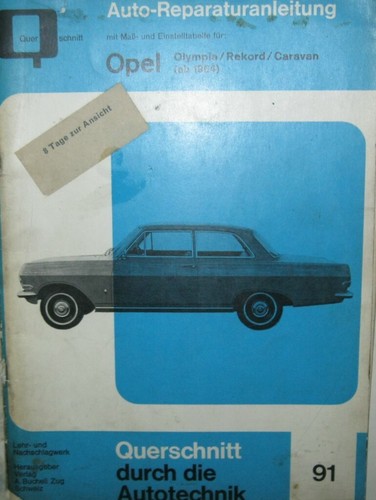 Opel olympia rekord a - opel, /