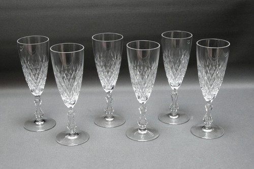 6er satz kristall - 6er, sektglas