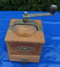Knohoma Kaffeemühle aus Holz antik vintage