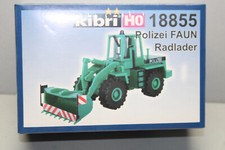 Kibri 18855 Bausatz Polizei Faun Radlader Spur H0 OVP