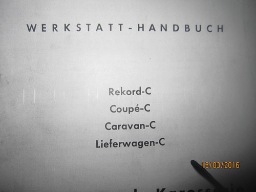 Opel rekord commodore a - rekord, c