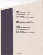 1 DM Münzrollenpapier 8 Stück