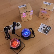 LED Discokugel Licht Party RGB Bühnenlichter mit Fernbedienung DJ Lichteffekt