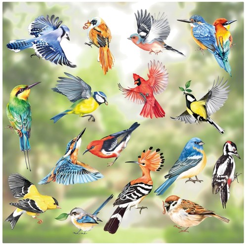 Fensterbilder vogel - fensterbilder,