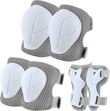 6X Schonerset Kinder Knieschoner Inliner Schutzausrüstung für 6-15 Jahre Kinder