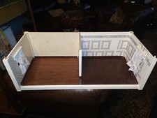 Nostalgie 2 Zimmer Gehäuse Dora  Kuhn Kaufladen-Puppenhaus-Puppenstube 1:12