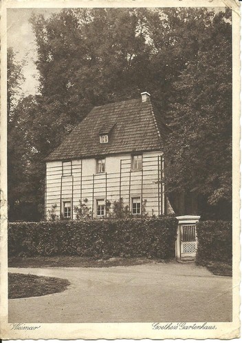 Weimar goethe s - ak, goethe´s