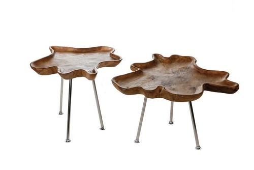 Casablanca teak beistelltisch - teak,