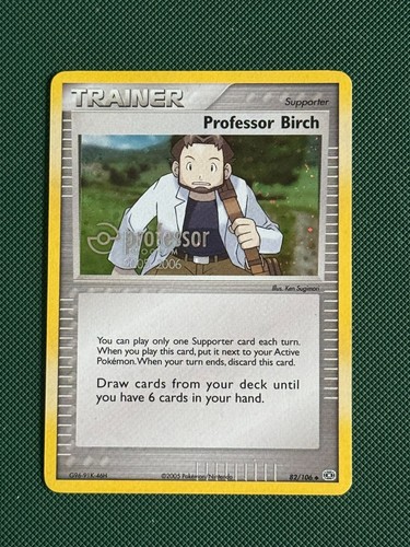 Pokemon karte professor birke - pokemon,