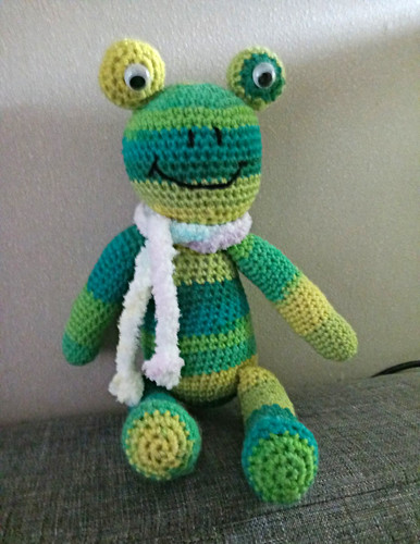 Gehäkeltes frosch - gehäkeltes,