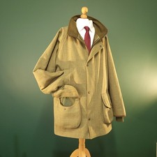 CHRYSALIS Herren Chiltern Tweed Feldmantel Jacke 2XL 52 Jagd Land Schießen