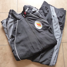 ERIMA Trainingsanzug Gr. 7 Schwarz Grau Jogginganzug Sportanzug Fußball SBFV